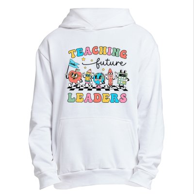 Vintage Educating Future Leaders Cool Teacher Urban Pullover Hoodie