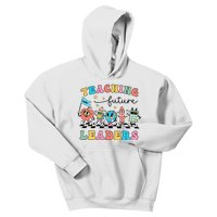 Vintage Educating Future Leaders Cool Teacher Kids Hoodie