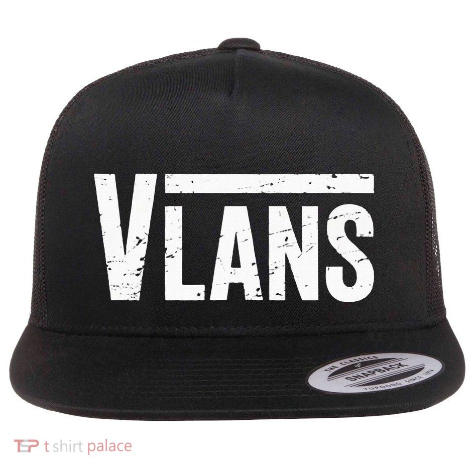 Vlans Engineering Funny Network Admin It Specialist Flat Bill Trucker Hat