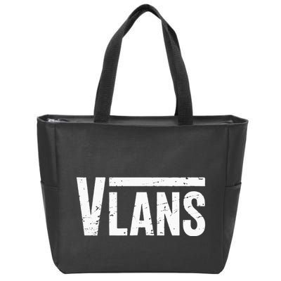 Vlans Engineering Funny Network Admin It Specialist Zip Tote Bag