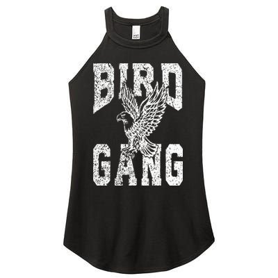 Vintage Eagles Flying E.A.G.L.E.S Fly Bird Gang Inspirational Women's Perfect Tri Rocker Tank