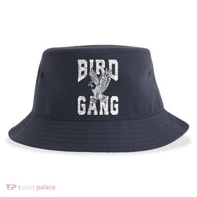 Vintage Eagles Flying E.A.G.L.E.S Fly Bird Gang Inspirational Sustainable Bucket Hat
