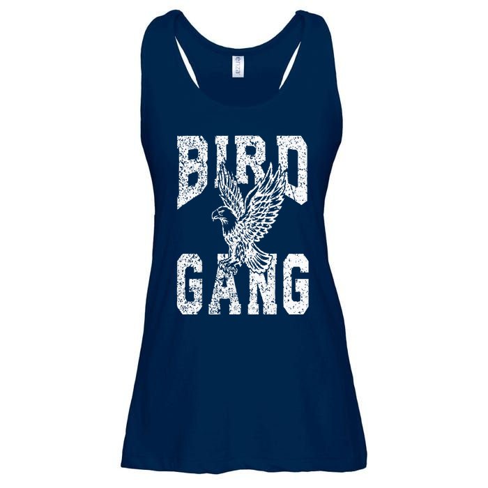 Vintage Eagles Flying E.A.G.L.E.S Fly Bird Gang Inspirational Ladies Essential Flowy Tank