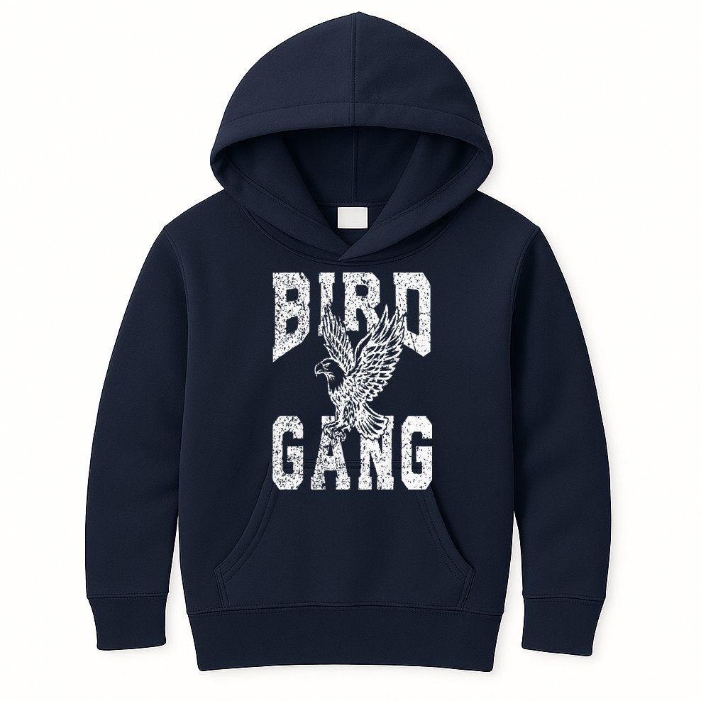 Vintage Eagles Flying E.A.G.L.E.S Fly Bird Gang Inspirational Kids Hoodie