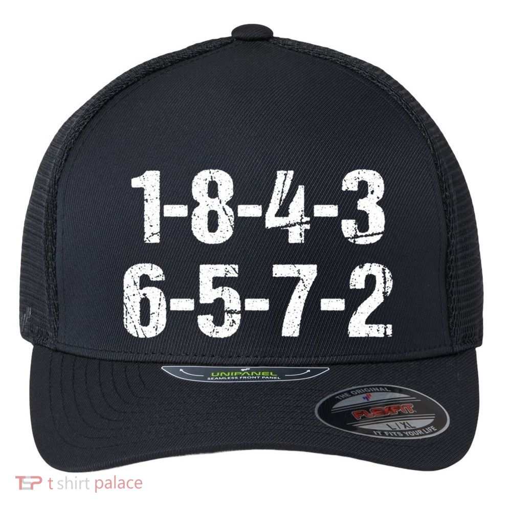V8 Engine Firing Order 18726543 Eight Cylinder Car Tuning Gift Flexfit Unipanel Trucker Cap