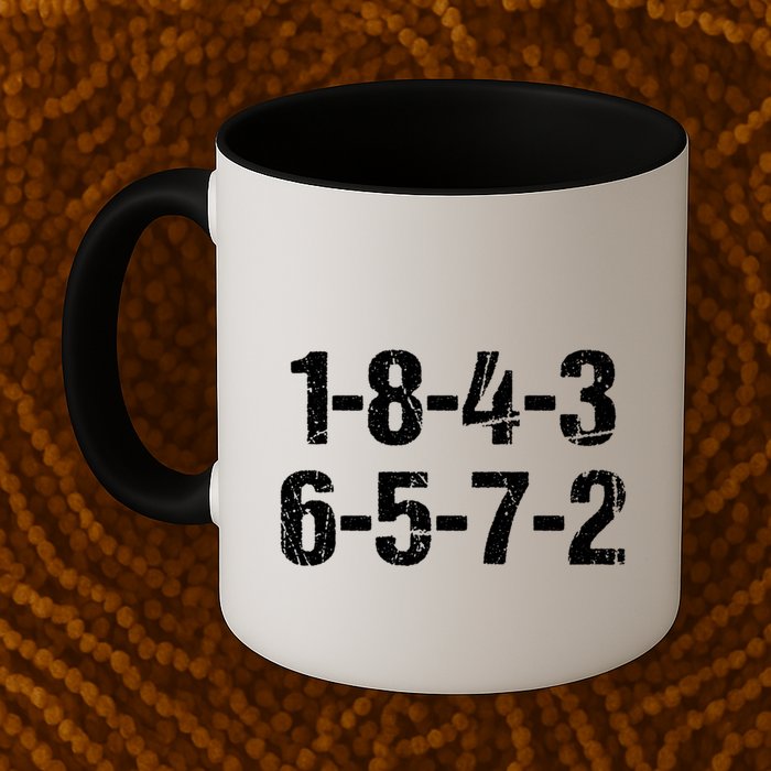 V8 Engine Firing Order 18726543 Eight Cylinder Car Tuning Gift Mug
