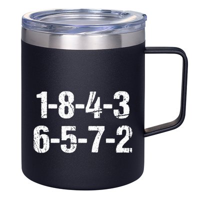 V8 Engine Firing Order 18726543 Eight Cylinder Car Tuning Gift 12oz Stainless Steel Coffee Mug