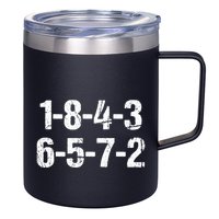 V8 Engine Firing Order 18726543 Eight Cylinder Car Tuning Gift 12oz Stainless Steel Coffee Mug