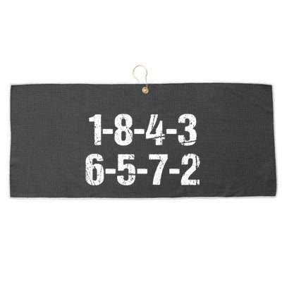 V8 Engine Firing Order 18726543 Eight Cylinder Car Tuning Gift Large Microfiber Waffle Golf Towel