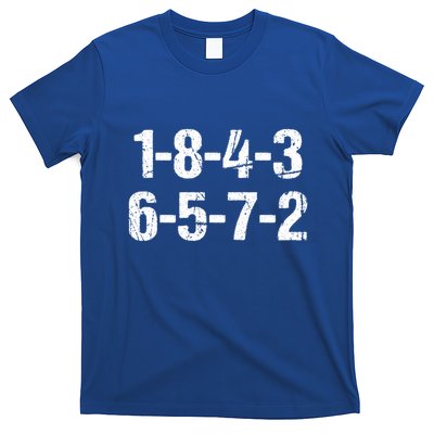 V8 Engine Firing Order 18726543 Eight Cylinder Car Tuning Gift T-Shirt