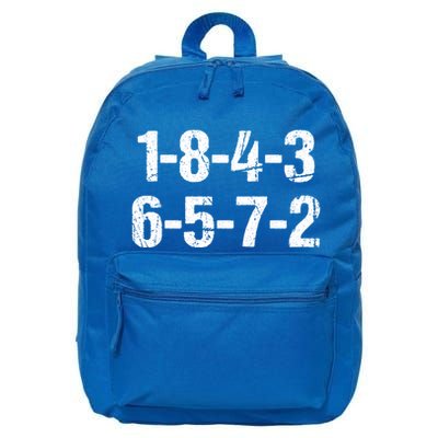 V8 Engine Firing Order 18726543 Eight Cylinder Car Tuning Gift 16 in Basic Backpack