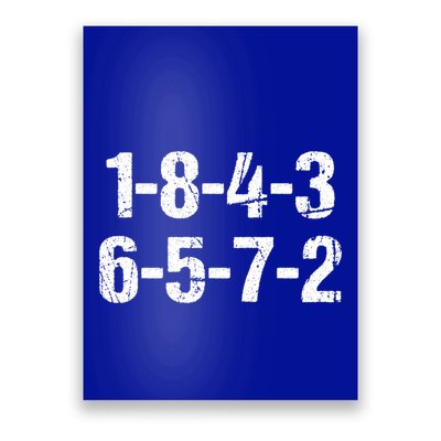 V8 Engine Firing Order 18726543 Eight Cylinder Car Tuning Gift Poster