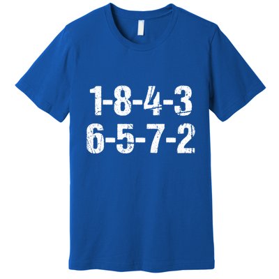 V8 Engine Firing Order 18726543 Eight Cylinder Car Tuning Gift Premium T-Shirt