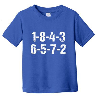 V8 Engine Firing Order 18726543 Eight Cylinder Car Tuning Gift Toddler T-Shirt