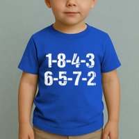 V8 Engine Firing Order 18726543 Eight Cylinder Car Tuning Gift Toddler T-Shirt