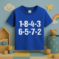 V8 Engine Firing Order 18726543 Eight Cylinder Car Tuning Gift Toddler T-Shirt