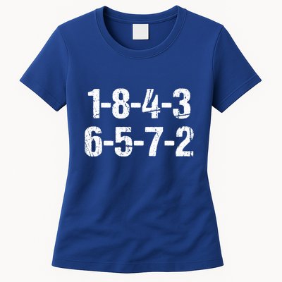 V8 Engine Firing Order 18726543 Eight Cylinder Car Tuning Gift Womens T-Shirt