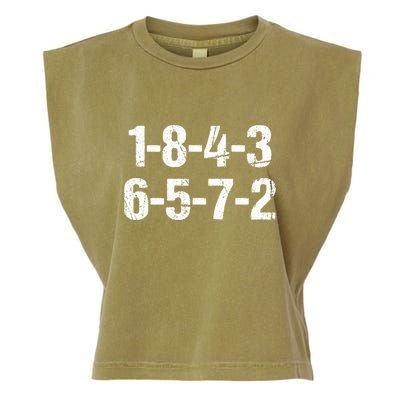 V8 Engine Firing Order 18726543 Eight Cylinder Car Tuning Gift Garment-Dyed Women's Muscle Tee