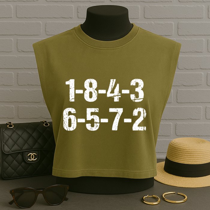 V8 Engine Firing Order 18726543 Eight Cylinder Car Tuning Gift Garment-Dyed Women's Muscle Tee