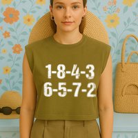 V8 Engine Firing Order 18726543 Eight Cylinder Car Tuning Gift Garment-Dyed Women's Muscle Tee