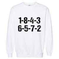 V8 Engine Firing Order 18726543 Eight Cylinder Car Tuning Gift Garment-Dyed Sweatshirt