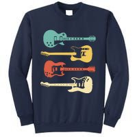 Vintage Electric Guitars Distressed Men Women Kids Sweatshirt