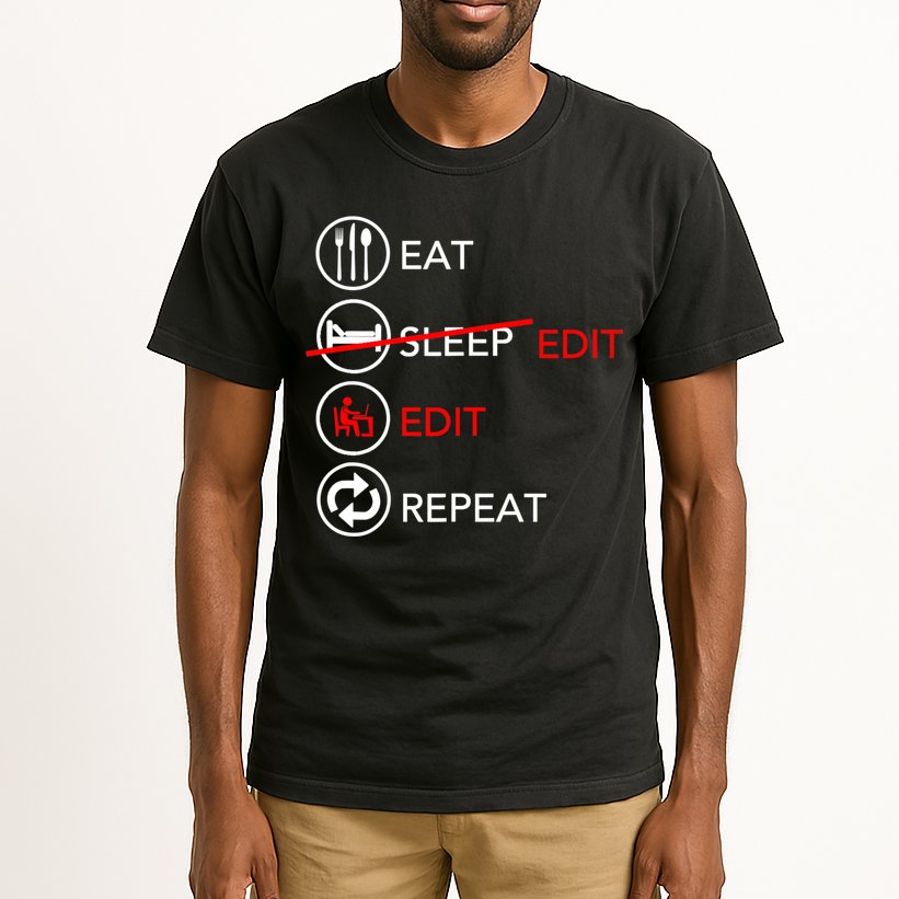 Video Editing Gift Film Making Gift For Video Editor Gift Tall T-Shirt