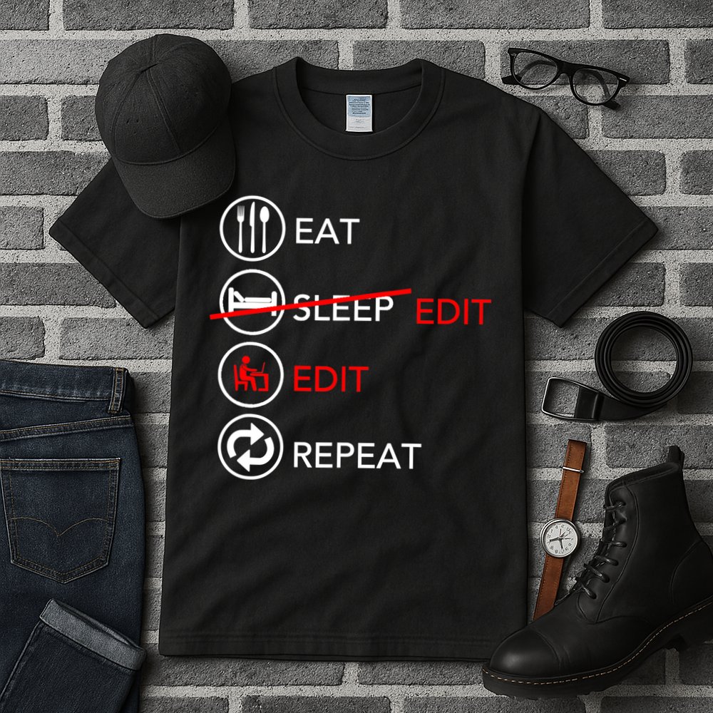 Video Editing Gift Film Making Gift For Video Editor Gift Tall T-Shirt