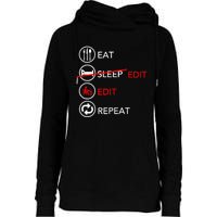 Video Editing Gift Film Making Gift For Video Editor Gift Womens Funnel Neck Pullover Hood