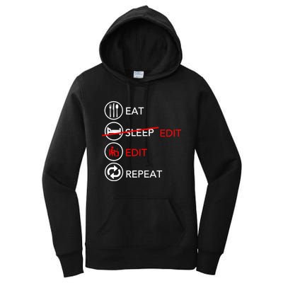 Video Editing Gift Film Making Gift For Video Editor Gift Women's Pullover Hoodie