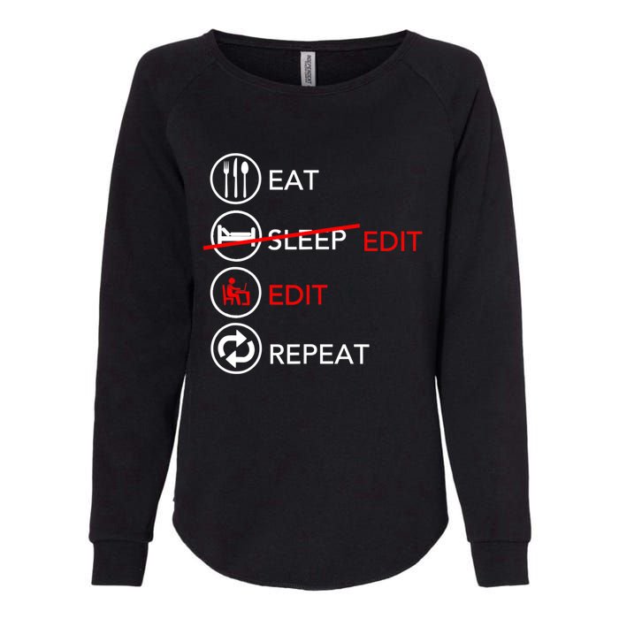 Video Editing Gift Film Making Gift For Video Editor Gift Womens California Wash Sweatshirt