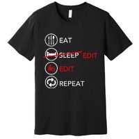 Video Editing Gift Film Making Gift For Video Editor Gift Premium T-Shirt