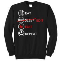 Video Editing Gift Film Making Gift For Video Editor Gift Tall Sweatshirt