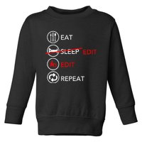 Video Editing Gift Film Making Gift For Video Editor Gift Toddler Sweatshirt