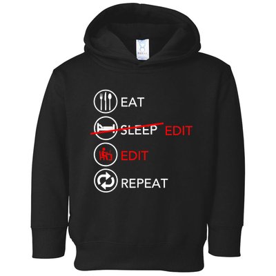 Video Editing Gift Film Making Gift For Video Editor Gift Toddler Hoodie