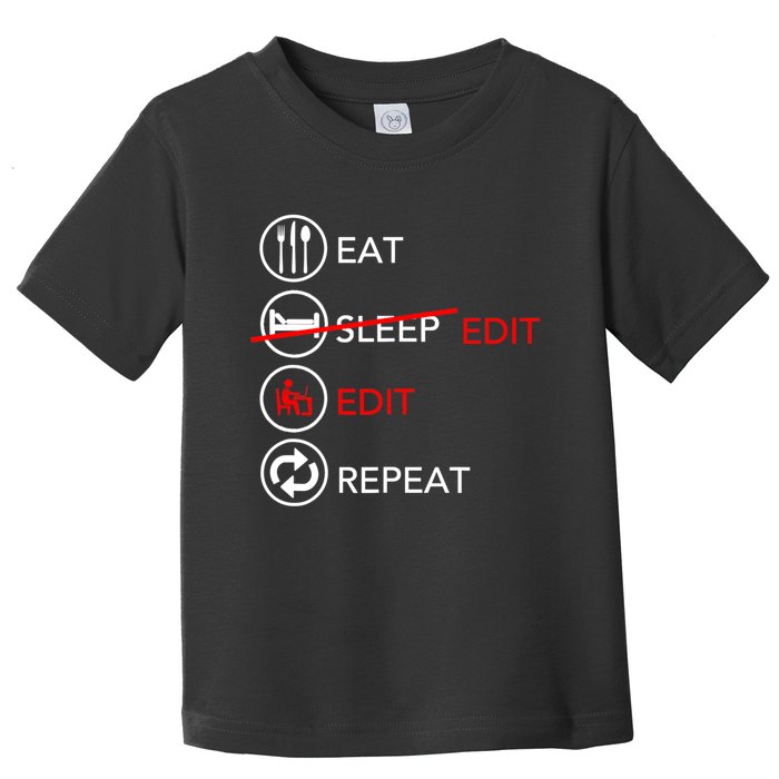 Video Editing Gift Film Making Gift For Video Editor Gift Toddler T-Shirt