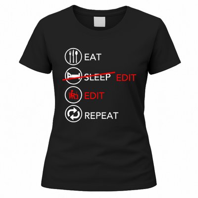 Video Editing Gift Film Making Gift For Video Editor Gift Women's T-Shirt