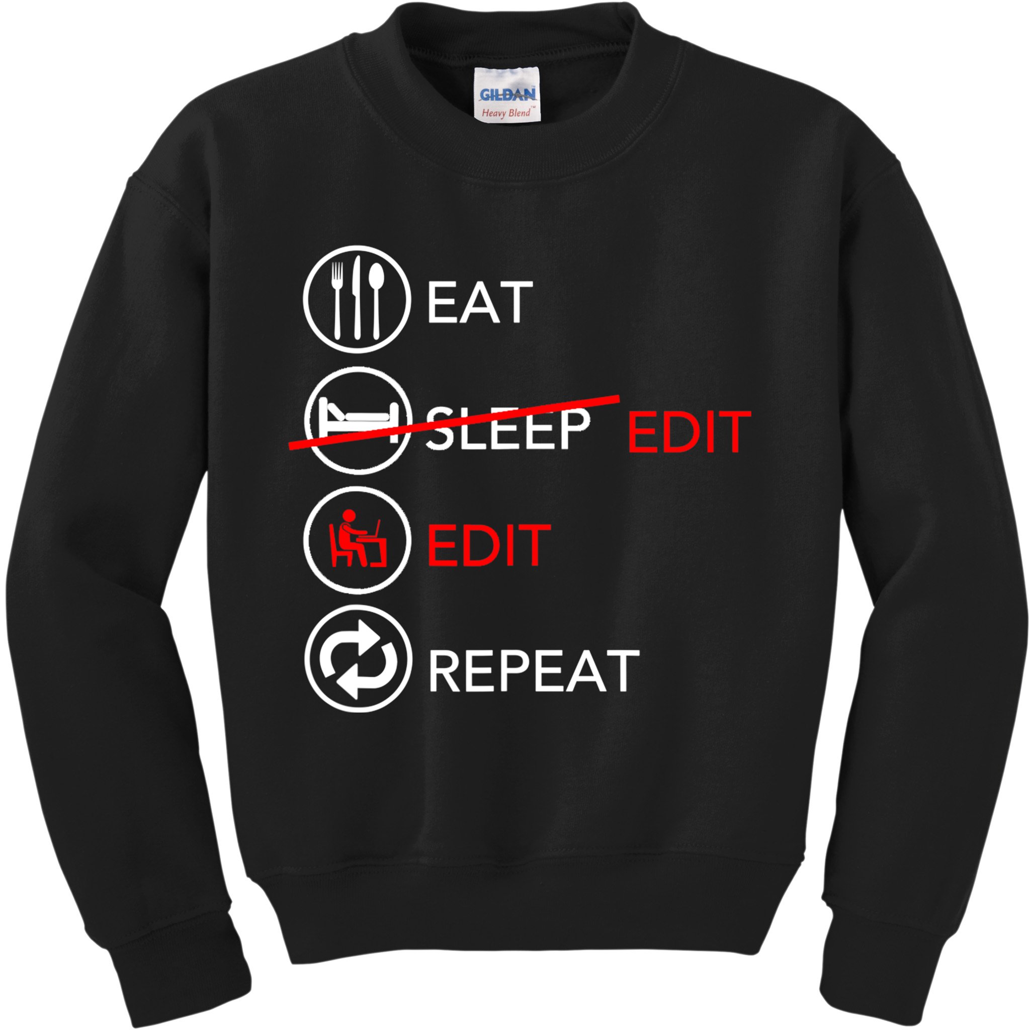Video Editing Gift Film Making Gift For Video Editor Gift Kids Sweatshirt
