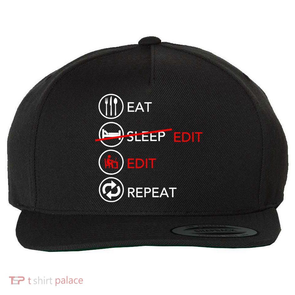 Video Editing Gift Film Making Gift For Video Editor Gift Wool Snapback Cap