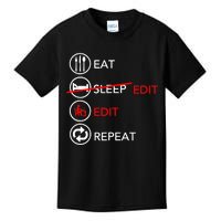 Video Editing Gift Film Making Gift For Video Editor Gift Kids T-Shirt