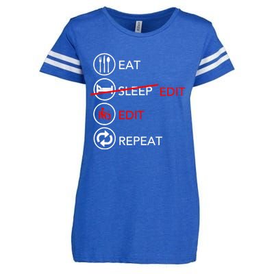 Video Editing Gift Film Making Gift For Video Editor Gift Enza Ladies Jersey Football T-Shirt