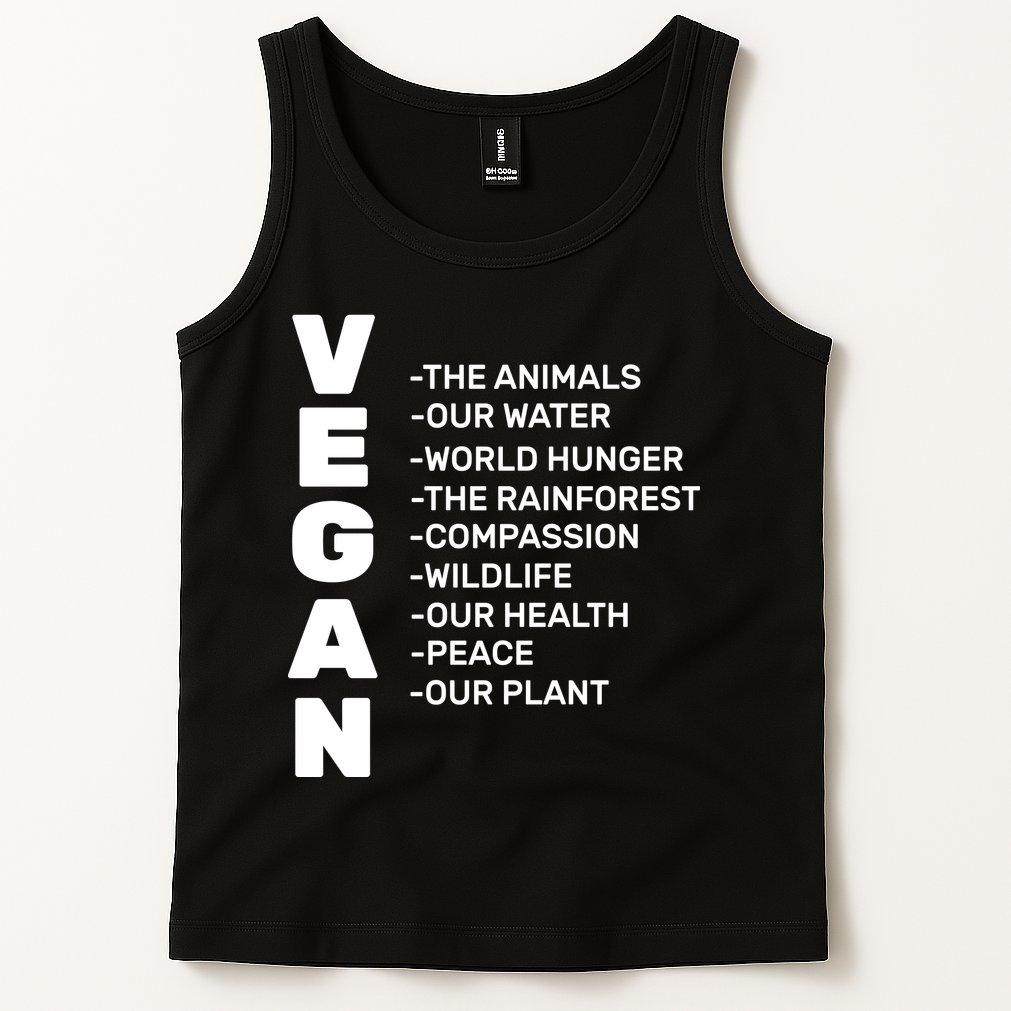 Vegan Because Of Life Tank Top
