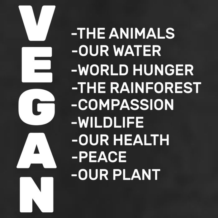 Vegan Because Of Life Golf Towel