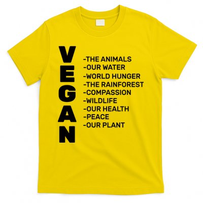 Vegan Because Of Life T-Shirt