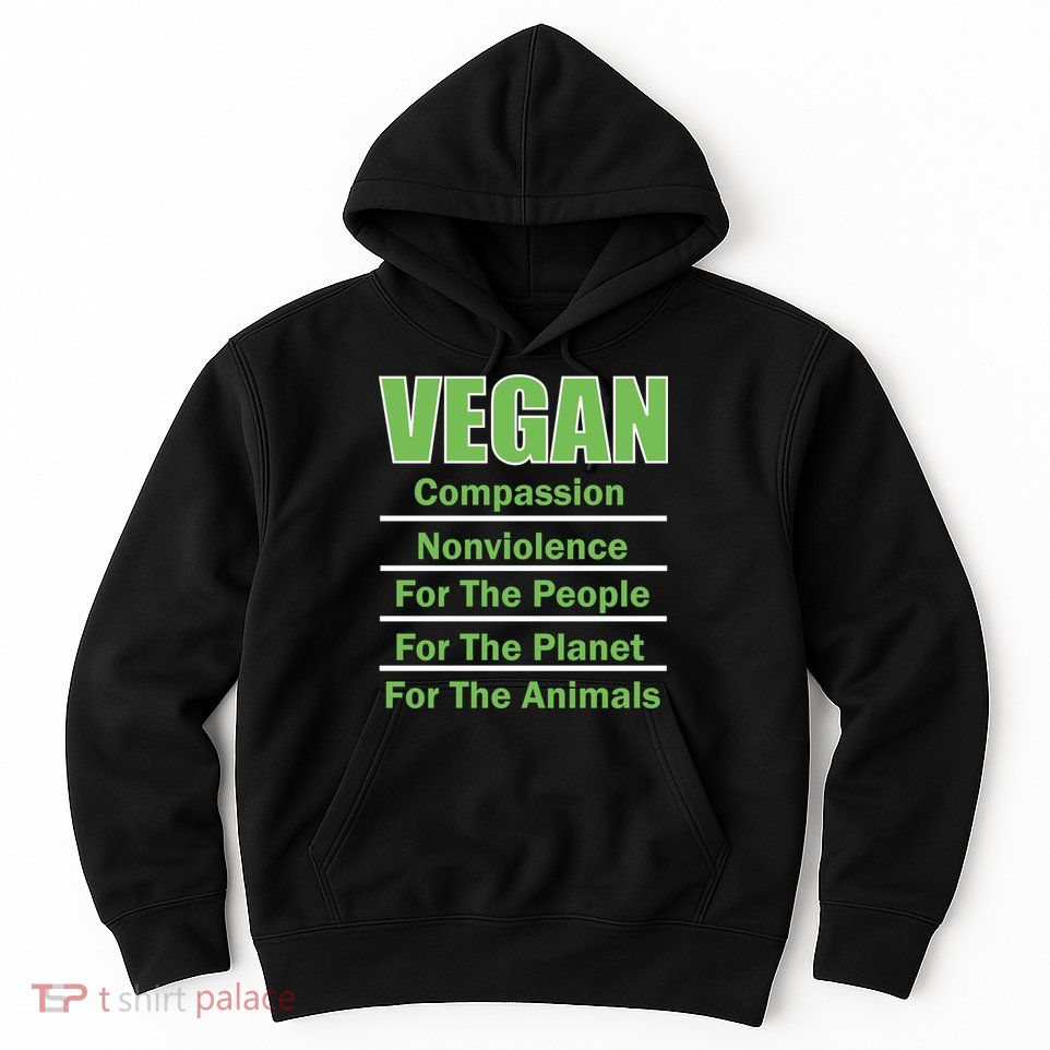 Vegan Message Hoodie