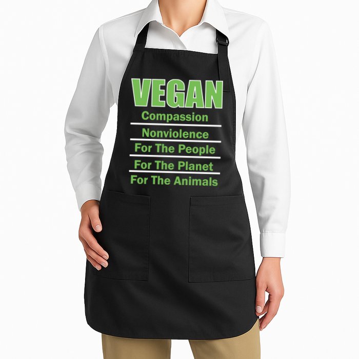 Vegan Message Apron