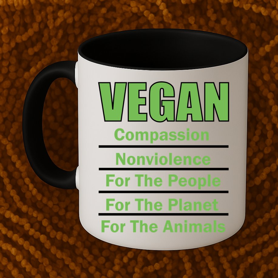 Vegan Message Mug