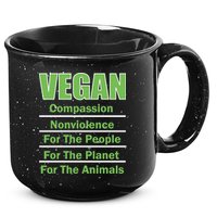 Vegan Message 15oz Campfire Ceramic Mug
