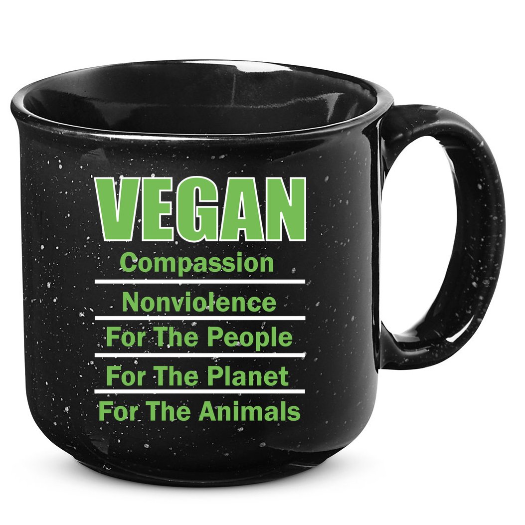 Vegan Message 15oz Campfire Ceramic Mug
