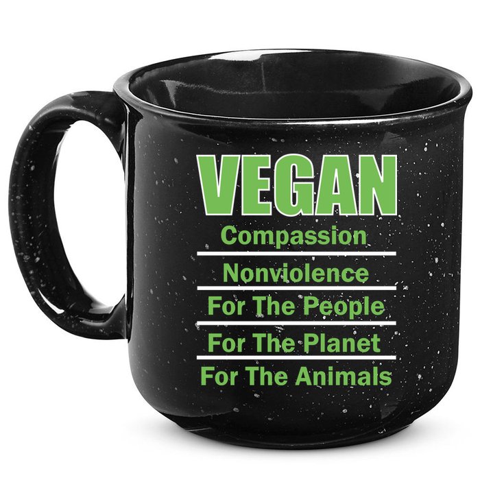 Vegan Message 15oz Campfire Ceramic Mug
